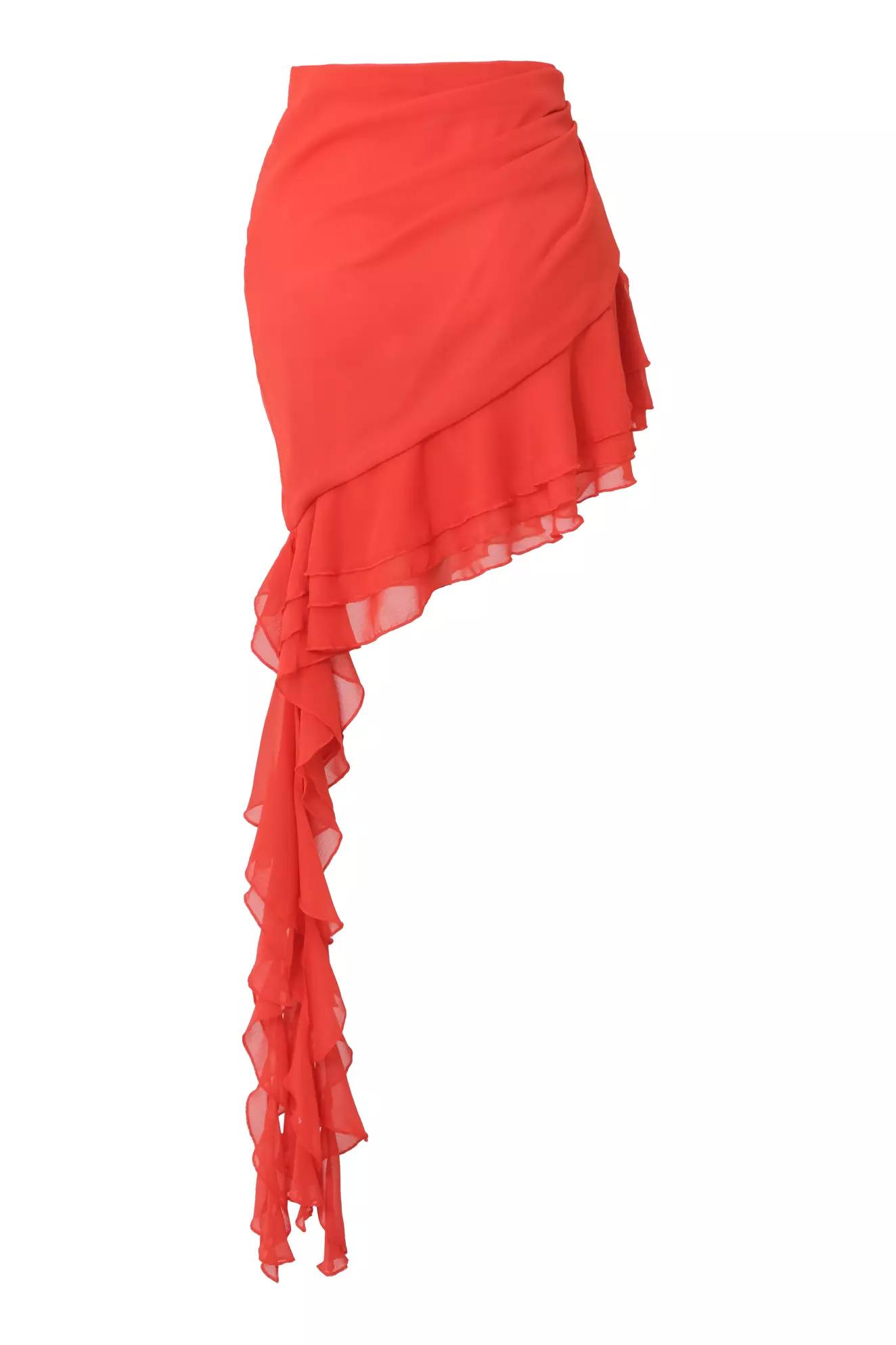 Coral sifon mini skirt