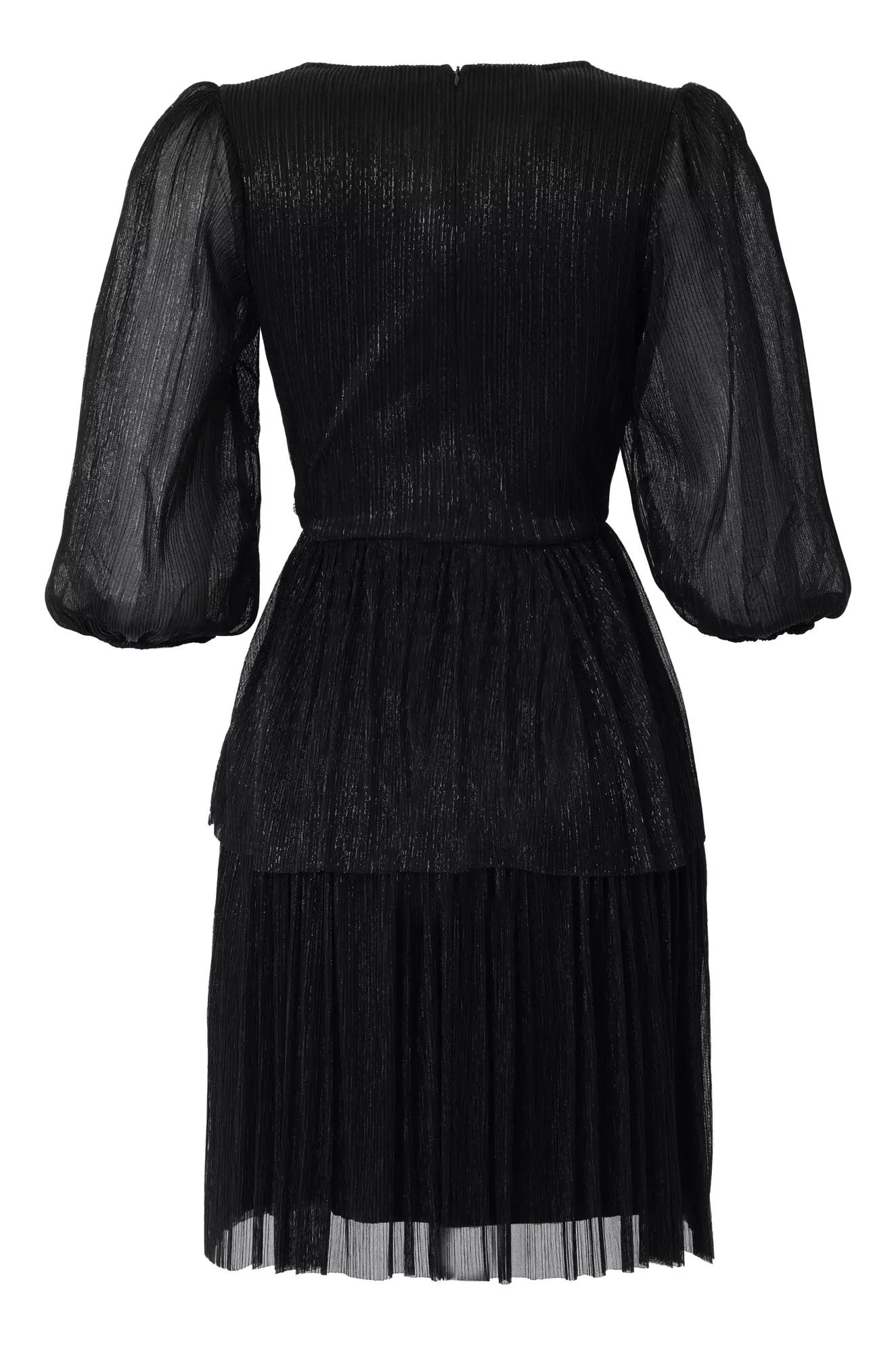 Black moonlight kapri kol mini dress