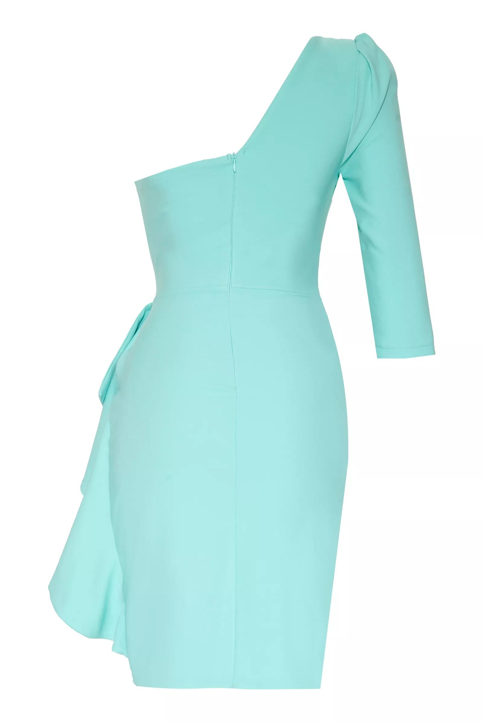 Mint Green Crepe Mini Dress