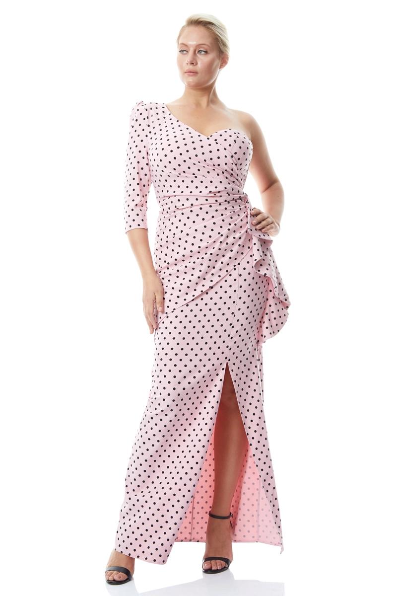 Plus Size Crepe Maxi Dress