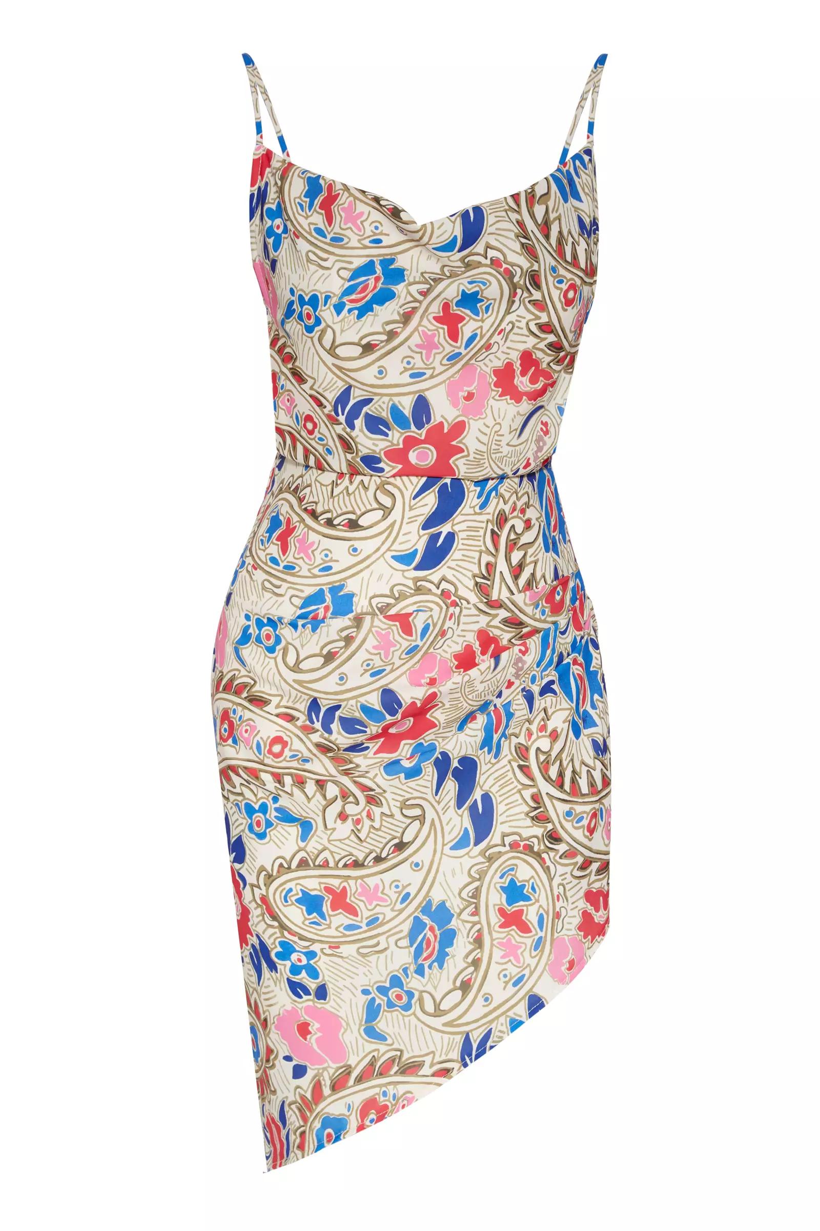 Printed jessica sleeveless mini dress