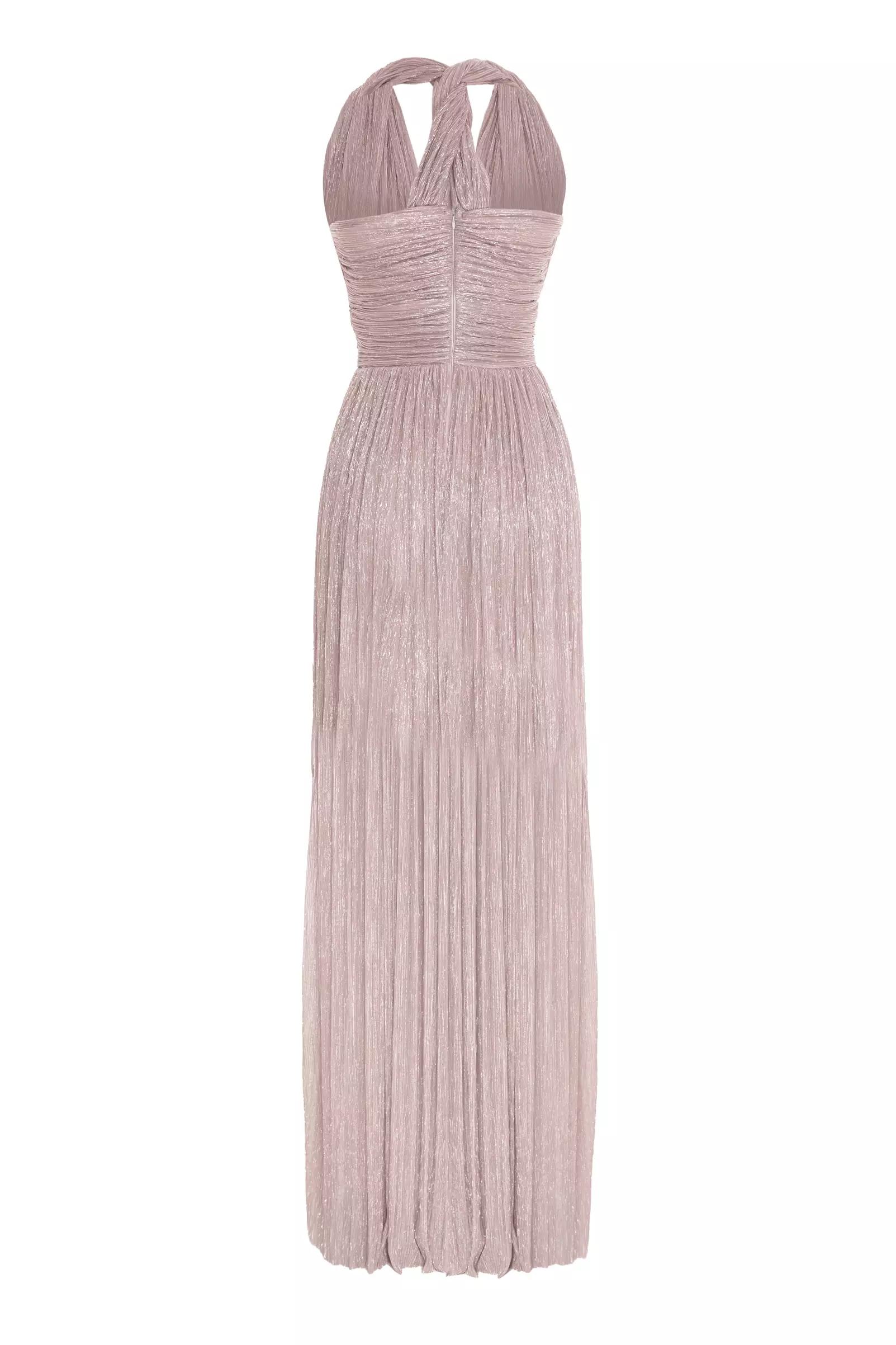 Blush moonlight one arm mini dress