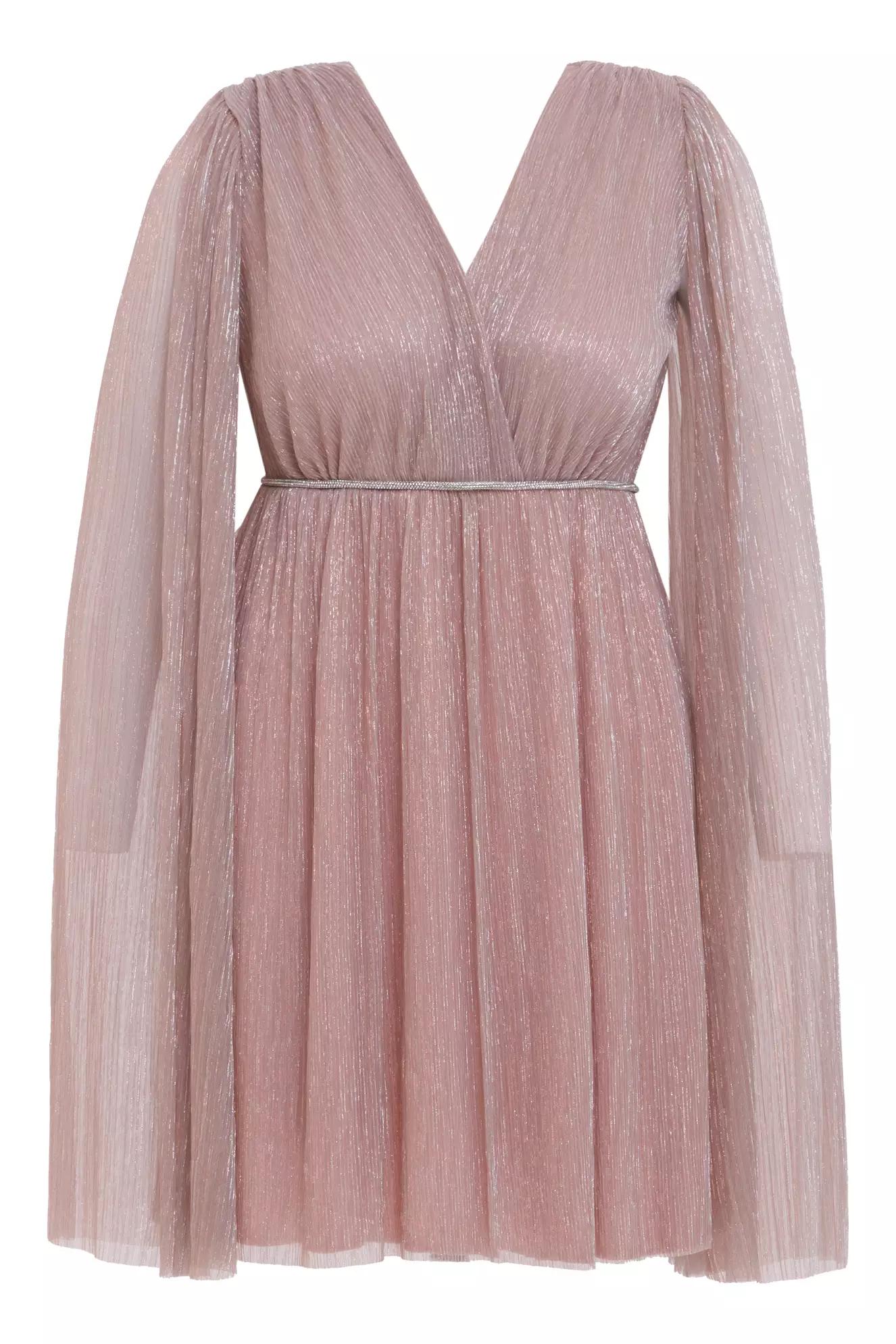 Blush plus size moonlight long sleeve mini dress