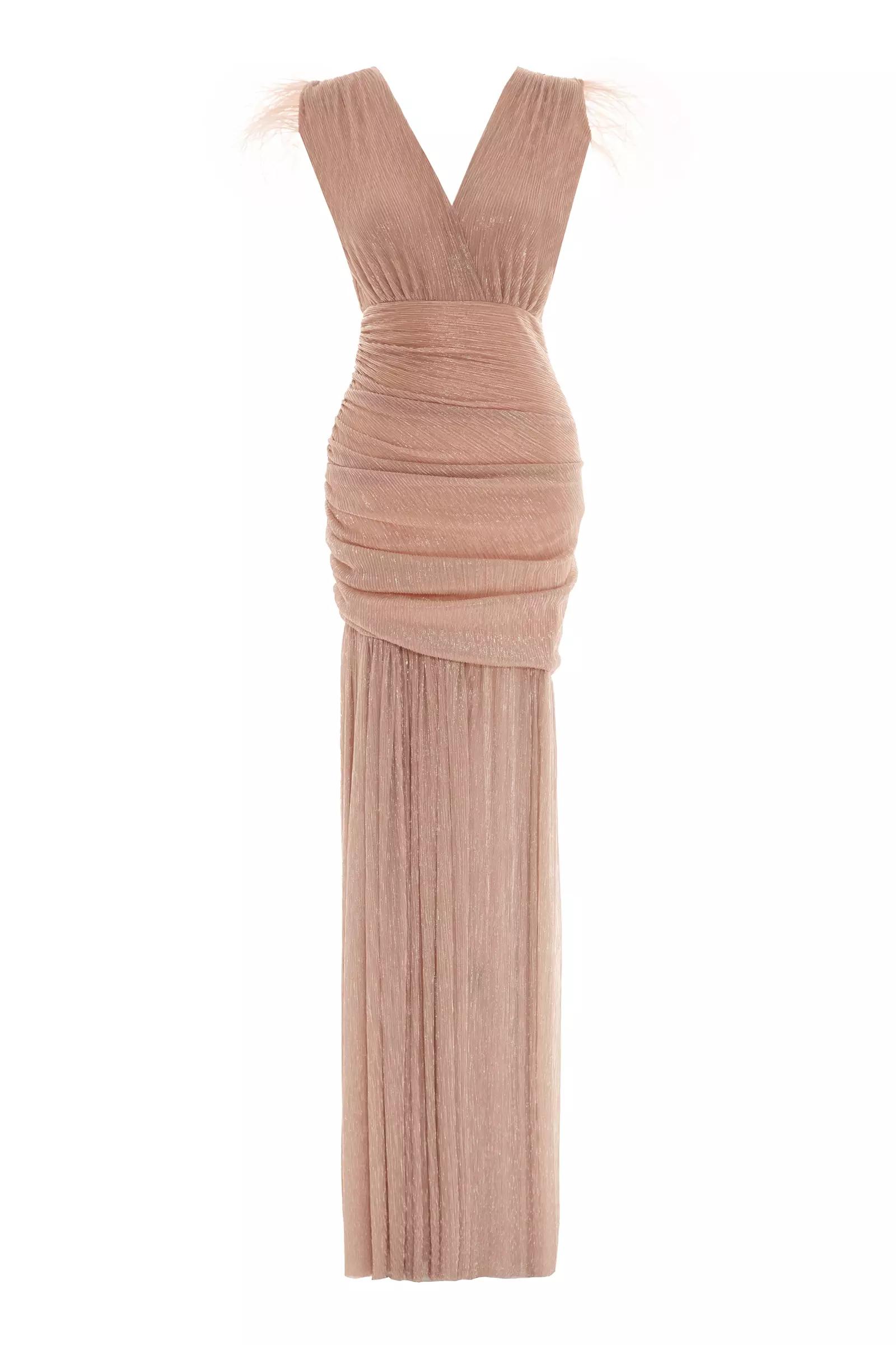 Blush moonlight sleeveless maxi dress