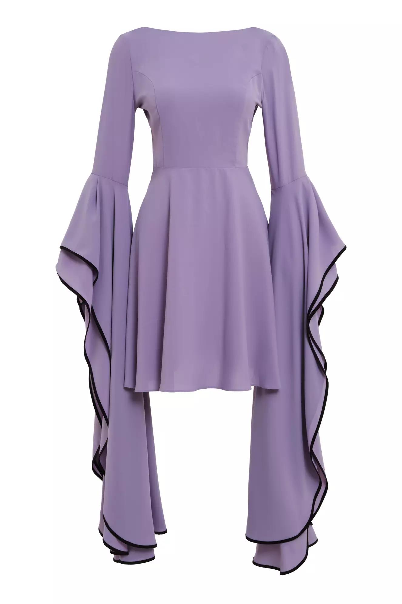 Lilac felisha long sleeve mini dress