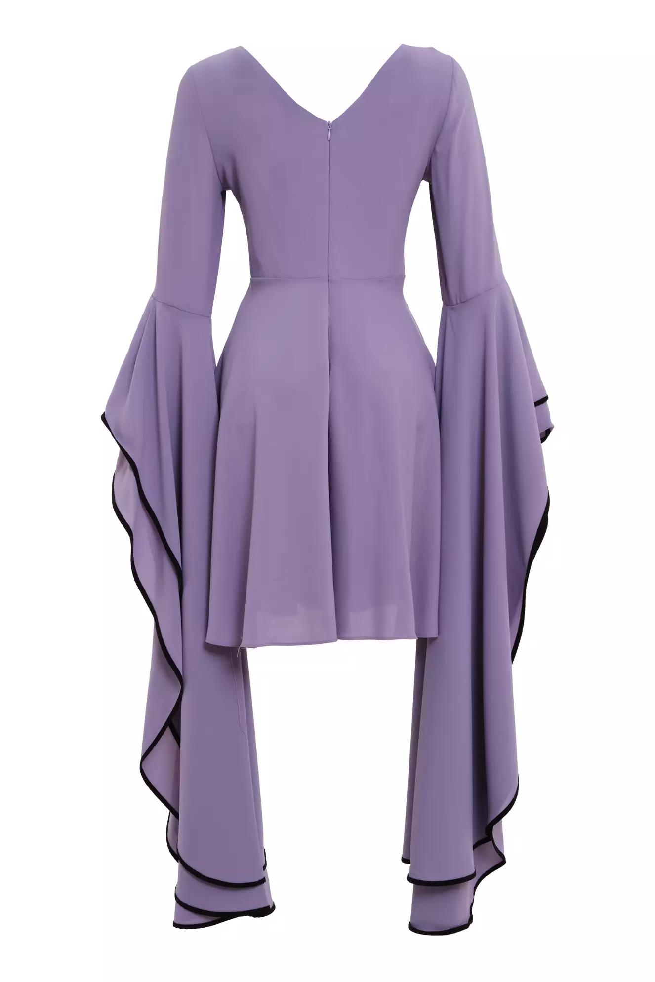 Lilac felisha long sleeve mini dress