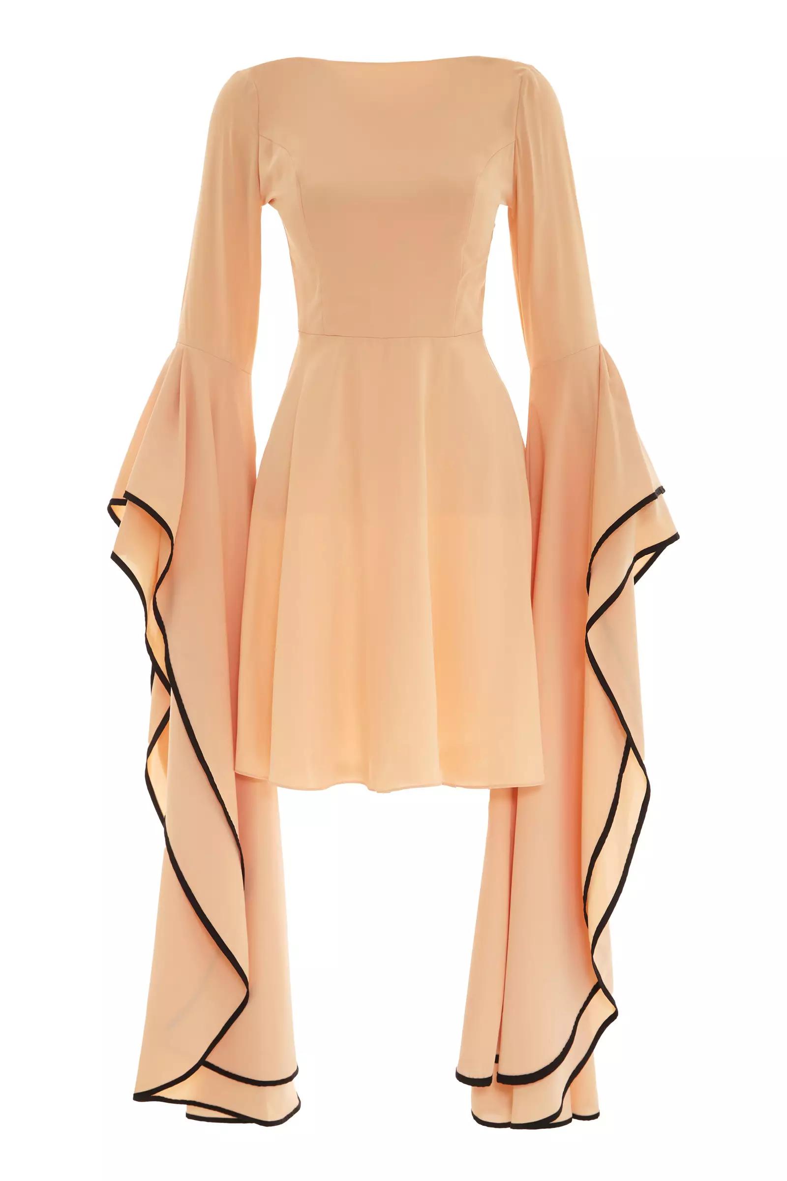 Light pink felisha long sleeve mini dress