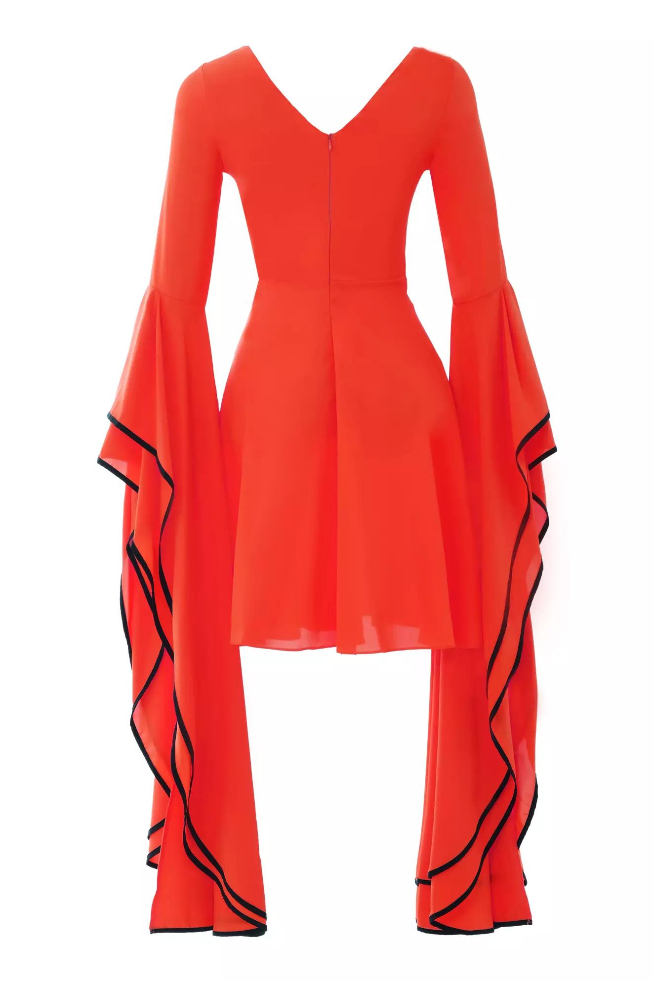 Coral felisha long sleeve mini dress