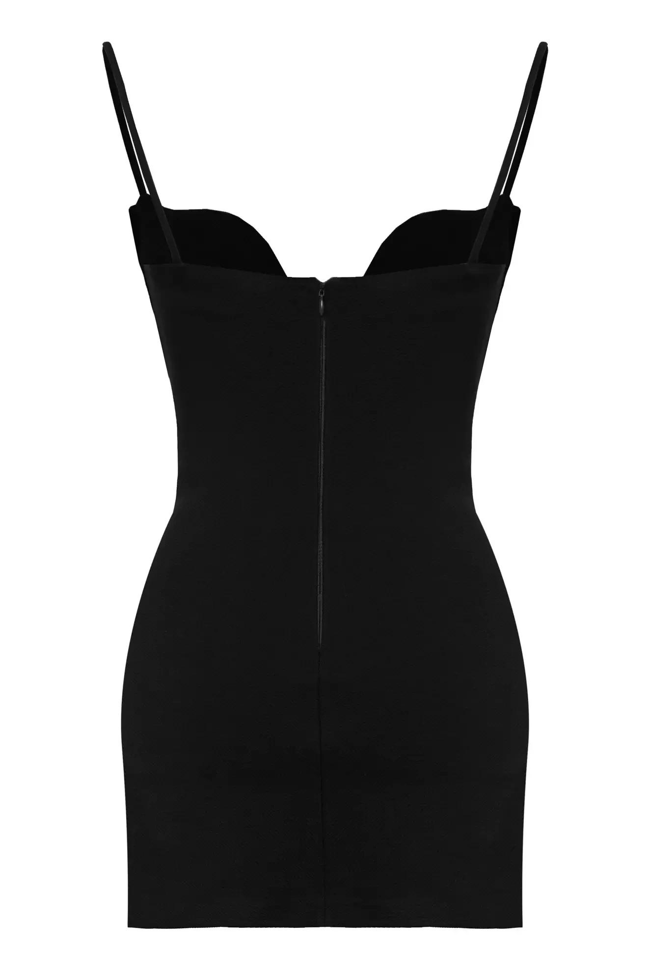 Black felisha sleeveless mini dress