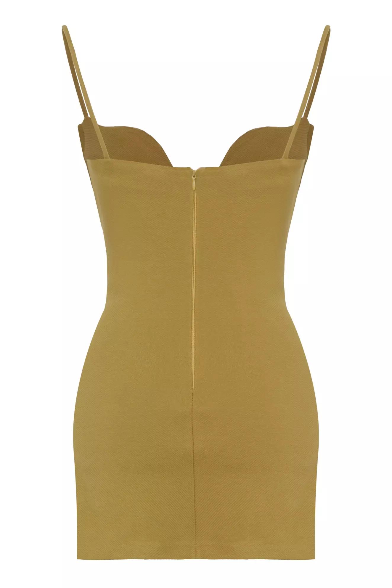 Pistachio green felisha sleeveless mini dress