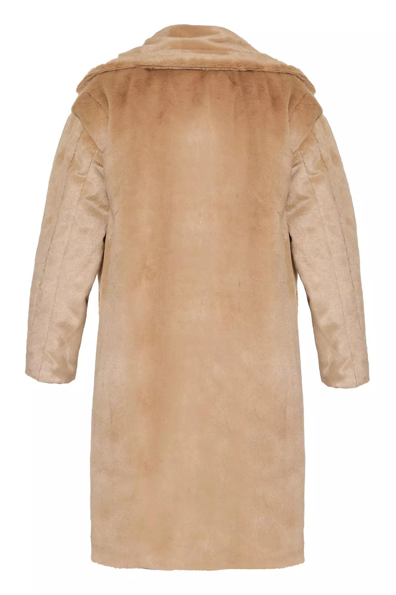 Brown bunny long sleeve maxi coat