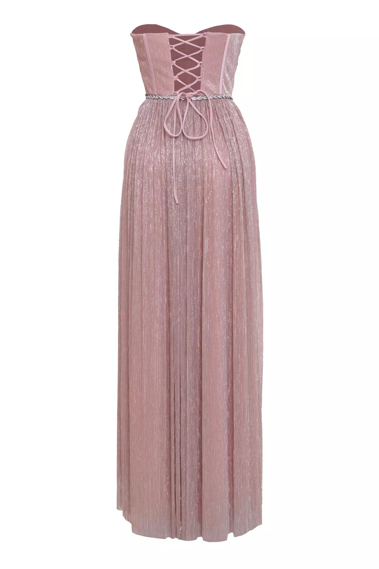 Blush moonlight sleeveless long dress