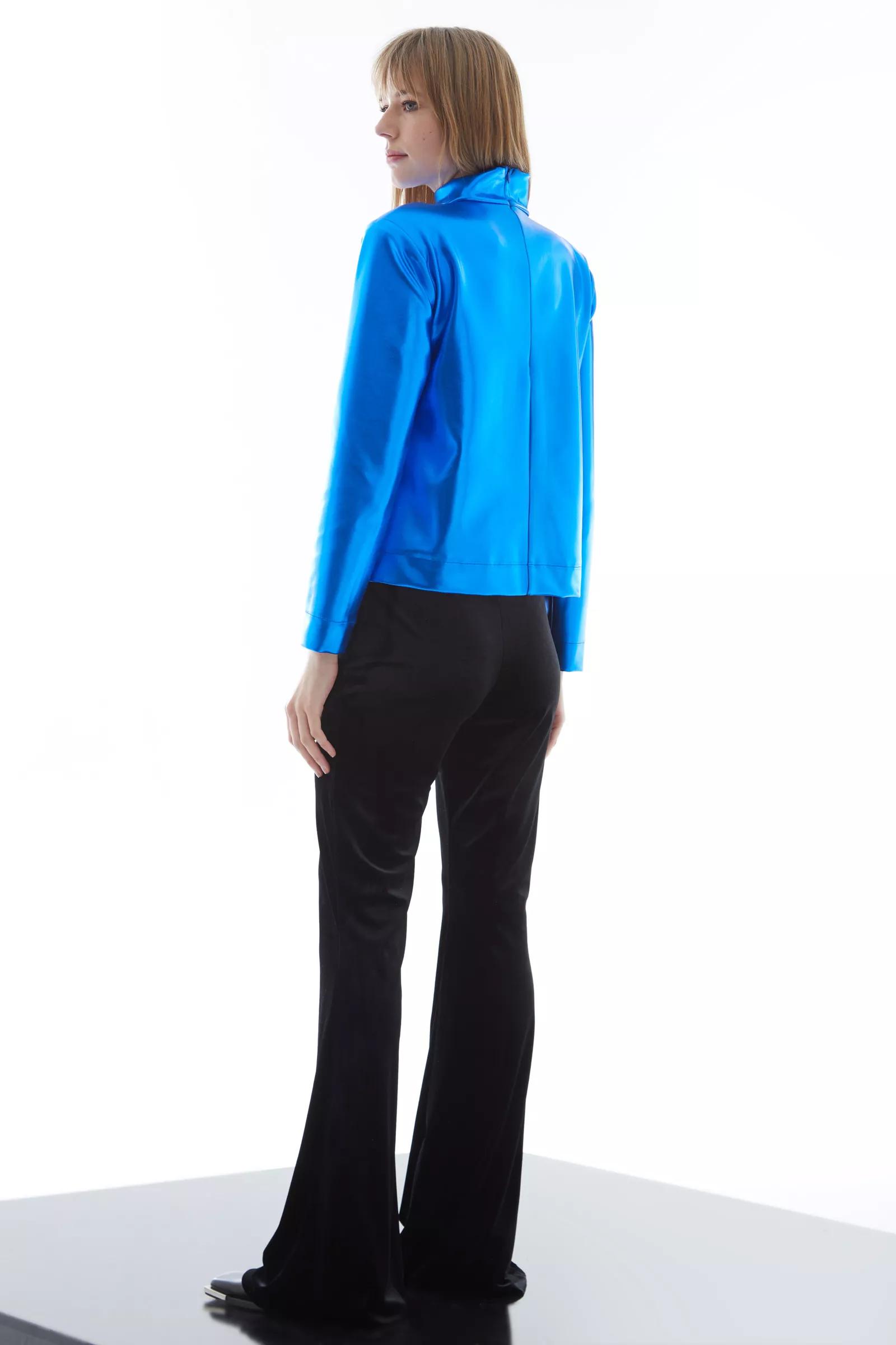 Blue sendy long sleeve shirt