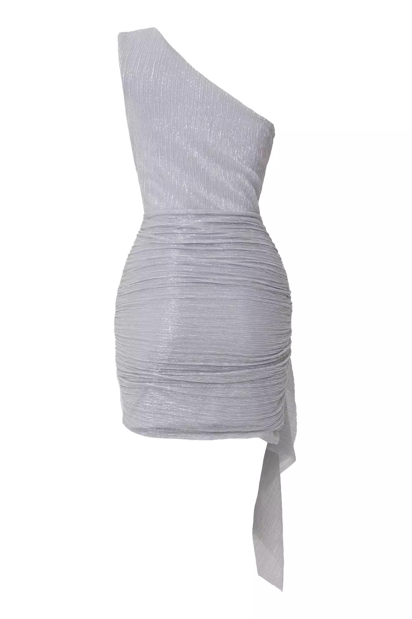 Silver moonlight sleeveless mini dress