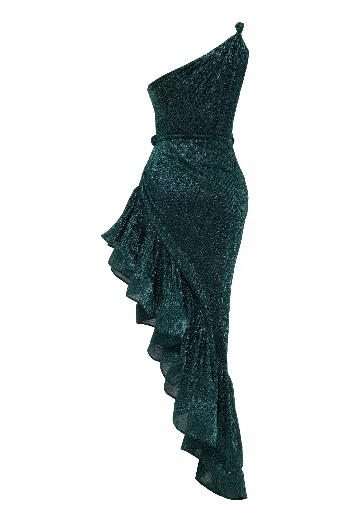 Green moonlight sleeveless long dress