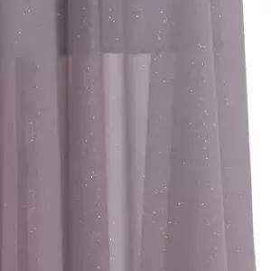 Lilac plus size tulle one arm maxi dress