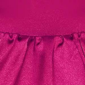 Fuchsia satin sleeveless mini dress