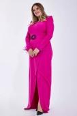 fuchsia-plus-size-crepe-long-sleeve-dress-961696-025-57663