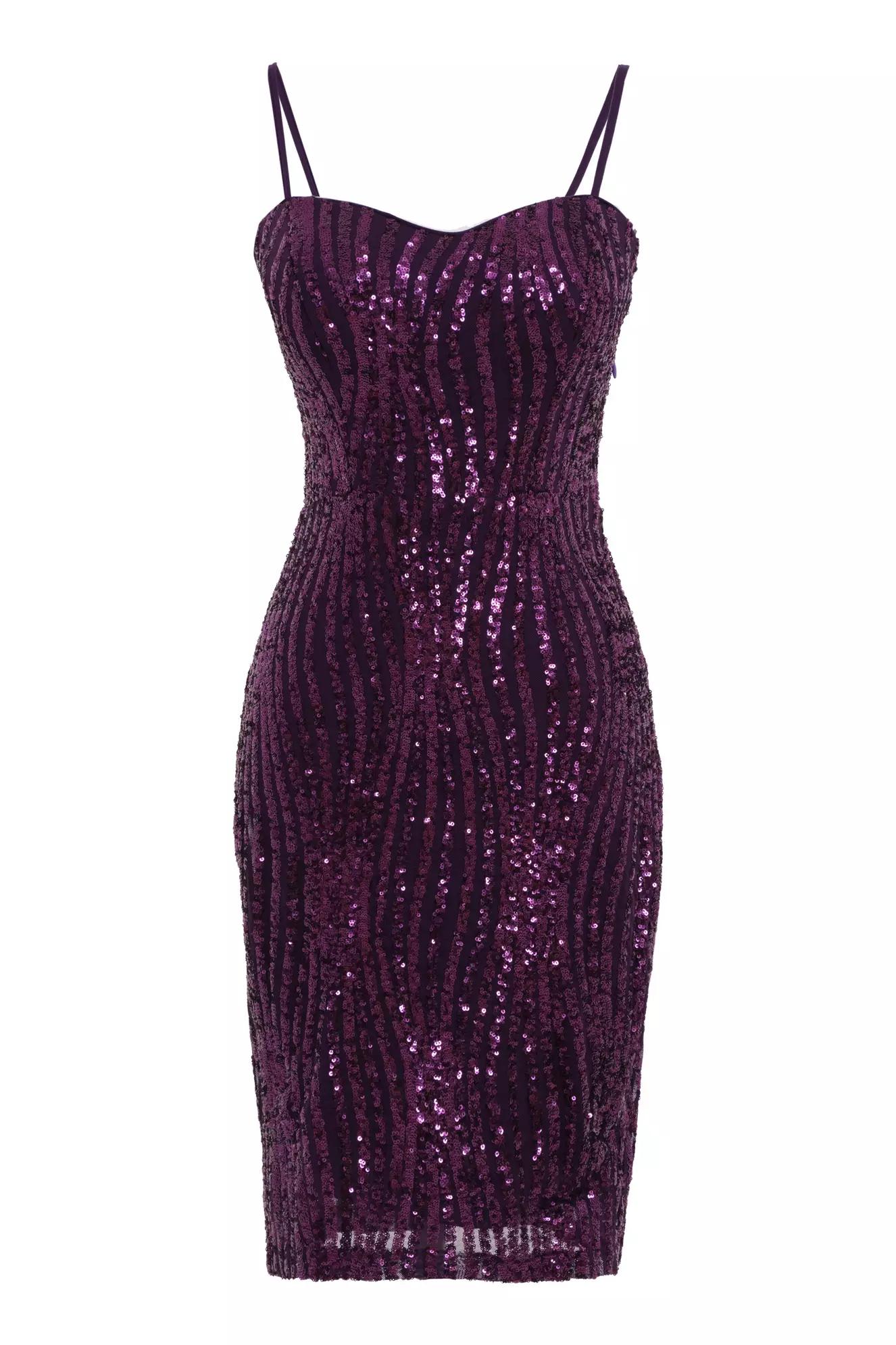 Purple crepe sleeveless maxi dress